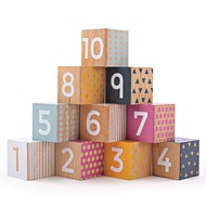 Bigjigs Toys, 100% FSC® Certified Number Blocks, Wooden Toys, Baby Wooden Toys, Number Toys, Baby To