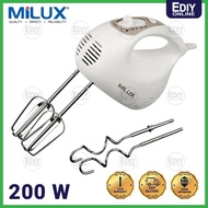 Milux MSM-9512 MSM9512 MULTI-PRO STAND HAND MIXER STAINLESS STEEL Detachable elba morgan khind midea