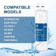 Water Filter Replacement Compatible with W10295370A, EDR1RXD1, Filter 1, W10295370, P4RFWB, P8RFWB2L