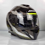 Modular Axxis Helmet Gecko Shield (B2 Gloss Gray) Helmet Axxis Modular / Helmet Flip Up / Flip Up He