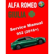 ALFA ROMEO GIULIA QUADRIFOGLIO 952 (2016+) SERVICE WORKSHOP MANUAL