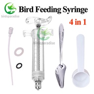 20/50ml Bird Feeding Syringe Fiber Glass Syringe Plastic Steel Syringe Bird feeder