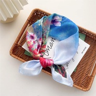 Square Silk Turban Scarf Small Size 53*53