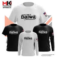 Daiwa Hooked on Daiwa Fishing Shirt Microfibre (Ready Stock)