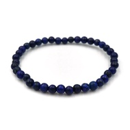 LAPIS LAZULI ลาพิส ลาซูรี่ เลือกขนาดเม็ดหินได้ (3-14 มม.) หินแห่งพลังอำนาจ สร้อยข้อมือหินแท้ by siam