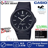 ⭐ JAM TANGAN PRIA ELEGAN | CASIO MW-240-1EVDF JAM TANGAN PRIA ANALOG RUBBER WATER MW-240-1E MW240 |