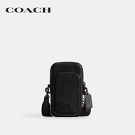 COACH กระเป๋าสะพายข้างผู้ชายรุ่น Phone Crossbody สีดำ CP272 BLK