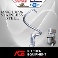 ORIMAS/FRESH/OKAZAWA/GOLDEN BULL/BAKER/BERJAYA STAINLESS STEEL DOUGH HOOK MIXER Hook BowlB10-N/B20N/B20H