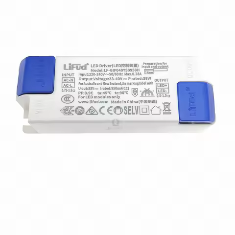 LiFud LED Driver 24-38W 950mA DC 33-40V AC220-240V LF-GIF040YS0950H Transformer LED Driver Panel for