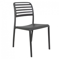 G.house Pulito เก้าอี้พลาสติก PP-695-2-GR16 ขนาด 57x48.7x86ซม. สีเทาเข้ม จัดส่งเร็ว