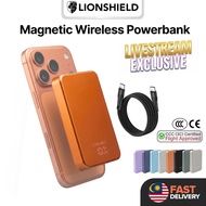(LIVE Exclusive) LionShield 3C/CCC Certified 10000 mAh Magnetic Powerbank 22.5W Fast Charging Wirele