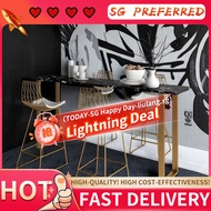 Nordic Marble Bar dining Tables and Chairs Household Leaning Wall Bar Table Cafe shop Milk Tea Shop 