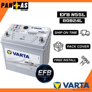 [Support Install] VARTA Silver Dynamic EFB N55L 80B24L MF Car Battery Bateri Kereta ALZA ARUZ ATIVA