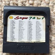 SEGA GAME GEAR 72合1(經典遊戲) 遊戲卡帶 懷舊收藏 PS3 PS4 XBOX360 任天堂 超任