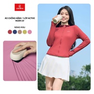 CARDINA 1-layer Active sun protection shirt made of ice text cold fiber material with SPF50+ index t