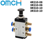 4R210-08 3R210-08 2 Way 3 Ports 5 Position Push and Pull Pneumatic Control Switch Reversing Manual V