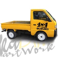 ♞,♘,♙Multicab Door Decal Sticker 4X4 Design