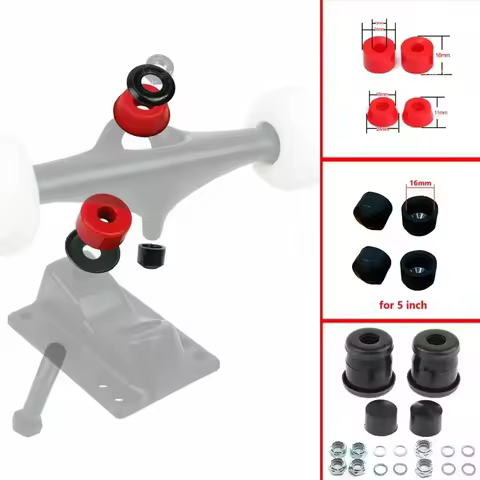1set Skateboards Shock Suit Kit Skate Board & Accessories Parts 90a Hard Longboard Pivot Tube Access