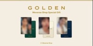 ［Weverse限時特典］［SW/ M2U/ PST 幸運卡特典］BTS JUNGKOOK SOLO Album［Golden］防彈少年團 田柾國Solo [Golden]