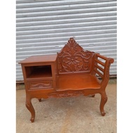 Brand New Telephone Chair Narra Wood