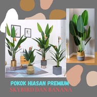 Pokok Hiasan VIRAL Premium Banana/Skybird Airtificial Tree Artificial Plant Premium Pokok Premium Hi