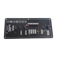 cod DC 12V 24V AC 220V Amplifier Ampli Mini Board Audio Bluetooth USB FM Radio TF Player Subwoofer M