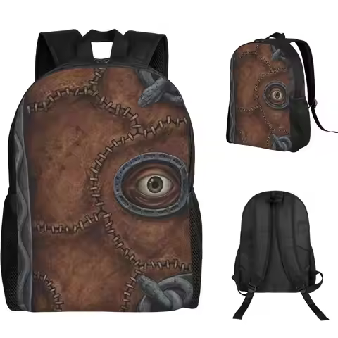 Hocus The Spell Book Pocus Horror Tv Movie Student Backpack School Bag Hiking Travel Daypack for Men