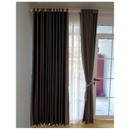 Marsvile motif blackout curtains with 9 waves (already steamed)