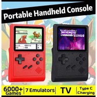 (Ready Stock) 2025 GB300 Retro Pocket Portable Handheld Console 6000 Video Games Pokemon GBA