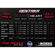 RENTAKA BLACK HEART FISHING ROD