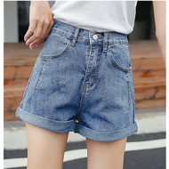 SK6857 -M'sia Stok Sedia Fesyen Seluar Pendek Wanita Ready Stock Casual Jeans Short Jeans Short Pant