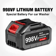 Water Jet Cordless Car Wash 998VF lithium battery high-voltage car washing machine rechargeable larg