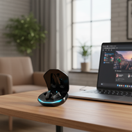 Lenovo GM2 PRO ,。  Lenovo GM2 PRO Fon Telinga Tanpa Wayar untuk Permainan dengan Bluetooth dan Bunyi