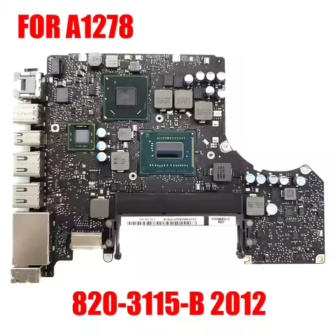 Originak A1278 laptop Motherboard For Macbook Pro 13" 2011 2012 Year 820-2936-A/B 820-3115-B Logic B