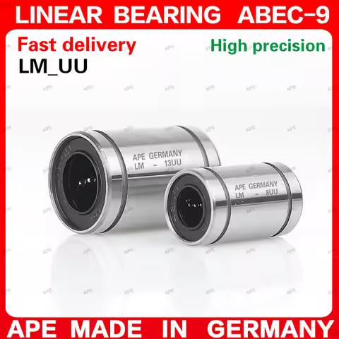2-20PCS LM25UU LM25LUU 25mm LM25 UU LUU ABEC-9 Precision Linear Motion Bushing Double Seal Bearing f