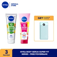 NIVEA Body Serum Super Vit Series - FREE Powerbank