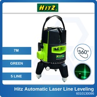 HITZ GL-5705 4V1H6D 360° 5 Line Professional Automatic Laser Level Machine (Green Light)