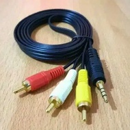 3 in 1 Audio Cable to 3.5 mm TRSS Male Jack