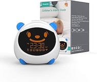 MoesGo Kids' Alarm Clock and Smart Sleep Trainer with Night Light and Sounds, Compatible with Amazon