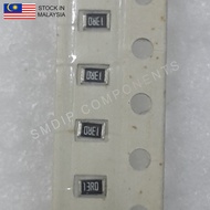 10PCS Taiwan-Grade 13R ±1%, 0805 SMD Resistor (13R0)