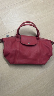 Longchamp Le Pliage Cuir 小羊皮手袋