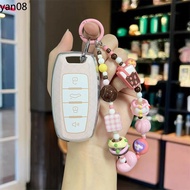 car Key Case Cover Skin Holder Shell Fob for Great Wall Poer GWM Ute Cannon Pao P Series Haval Hover
