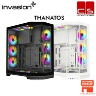 Invasion THANATOS ATX Mid-Tower PC CASE (Black / White)