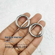 2 O RING / ROUND RING BAG SIZE 2 CM NICKEL AP5