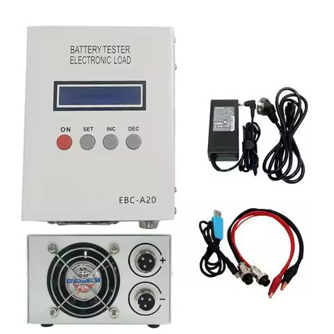 EBC-A20 Battery Tester 30V 20A Lithium Lead-acid Batteries Capacity Detector 5A Charge 20A Discharge