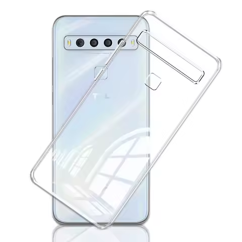 For TCL 10 Lite Cases Silicone Soft Clear Cover Protect Funda For TCL 10L Clear Shockproof Phone Cas