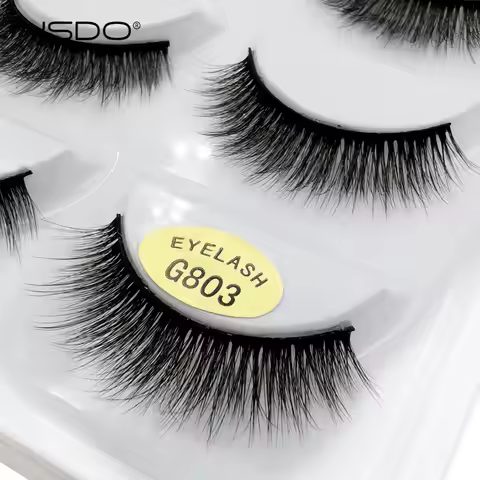 YSDO 3/5 Pairs 3D Mink EyeLashes Natural Hair False EyeLashes Long 100% Dramatic Eye MakeupFake Lash