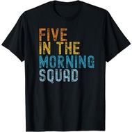 5 Am Squad Funny Gym Workout Quote Apparel T-Shirt