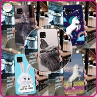 Sharp Aquos Sense 4 / Sense 5G / Sense 6 / Zero 6 soft black silicone case printed with many beautif