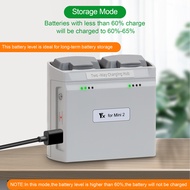 สำหรับ DJI Mini 4K Mini 2 Mini SE Mini ผู้จัดการแบตเตอรี่2ที่ชาร์จ SE